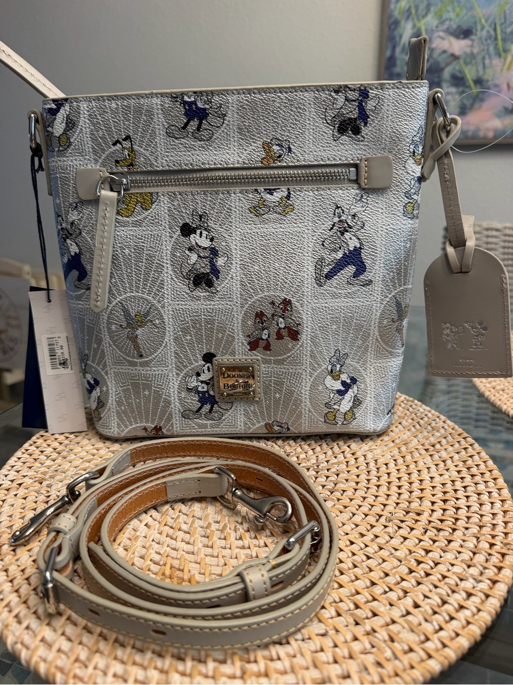 Disney Dooney & Bourke Disney100 Platinum Crossbody Bag NWT